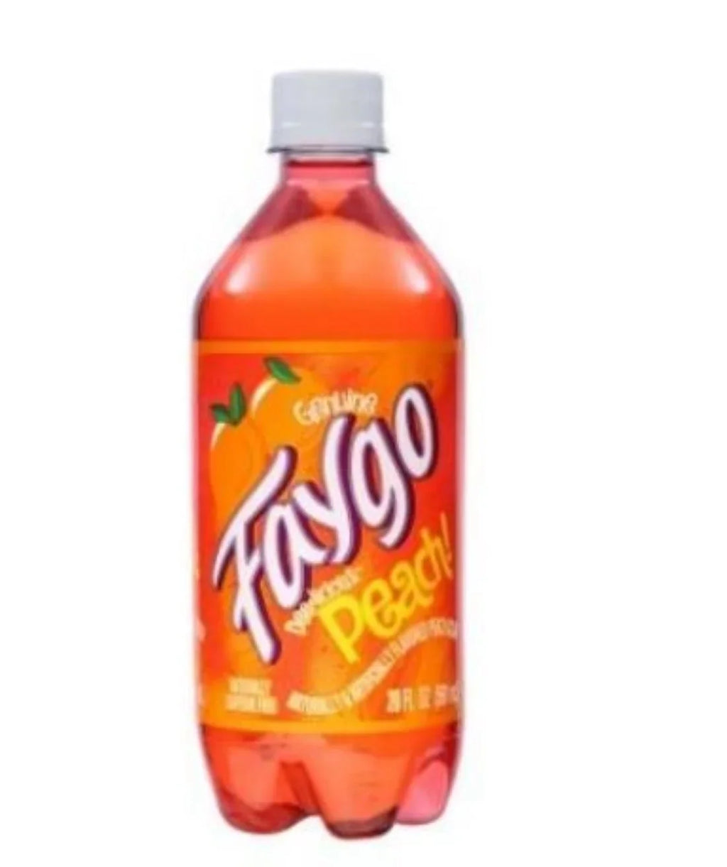 Peach 20 Pop, of Faygo Soda Oz Bottles, 10 Quantity
