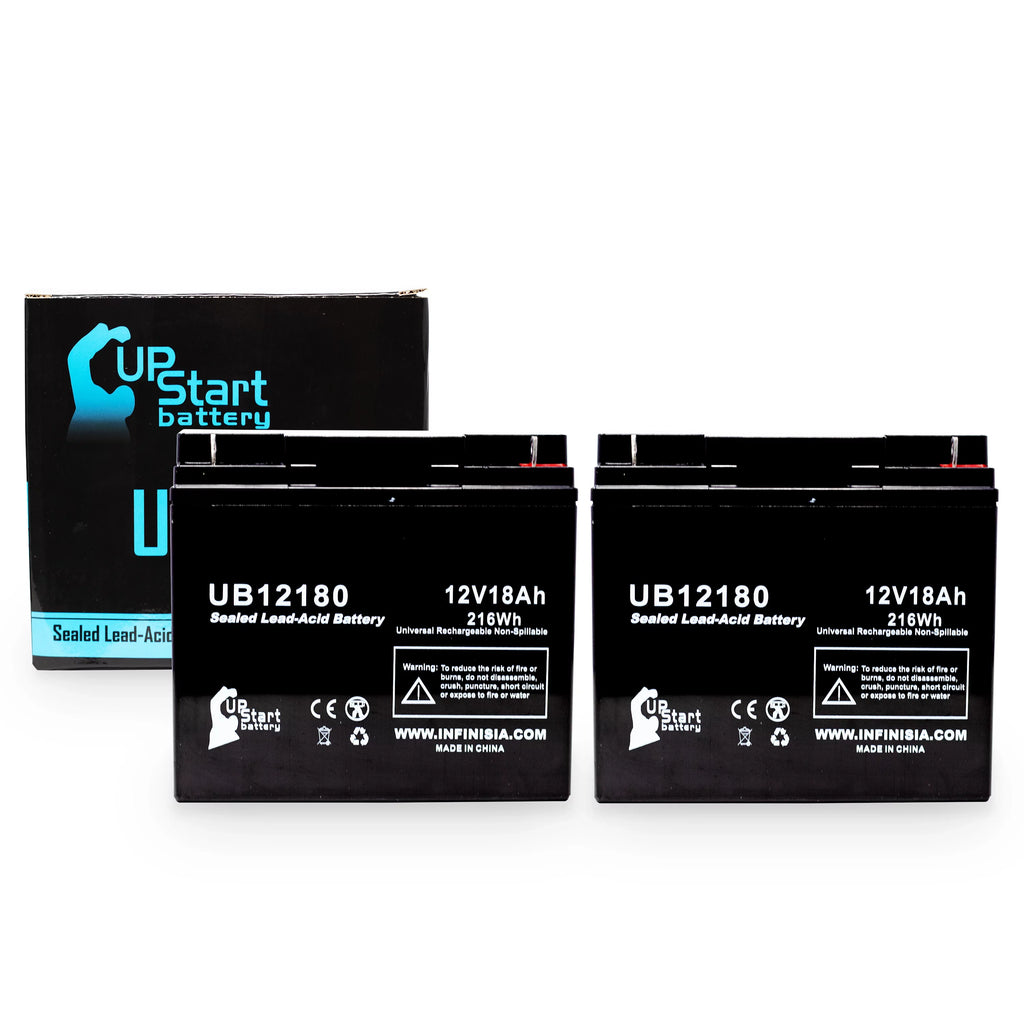T4 Sealed 18Ah, Lead SLA) Compatible 18000mAh, AGM, Battery Acid BATTERIES UB12180 - Replacement (12V, - PICHER Terminal, 2x Battery Universal CFM12V18 EAGLE Pack