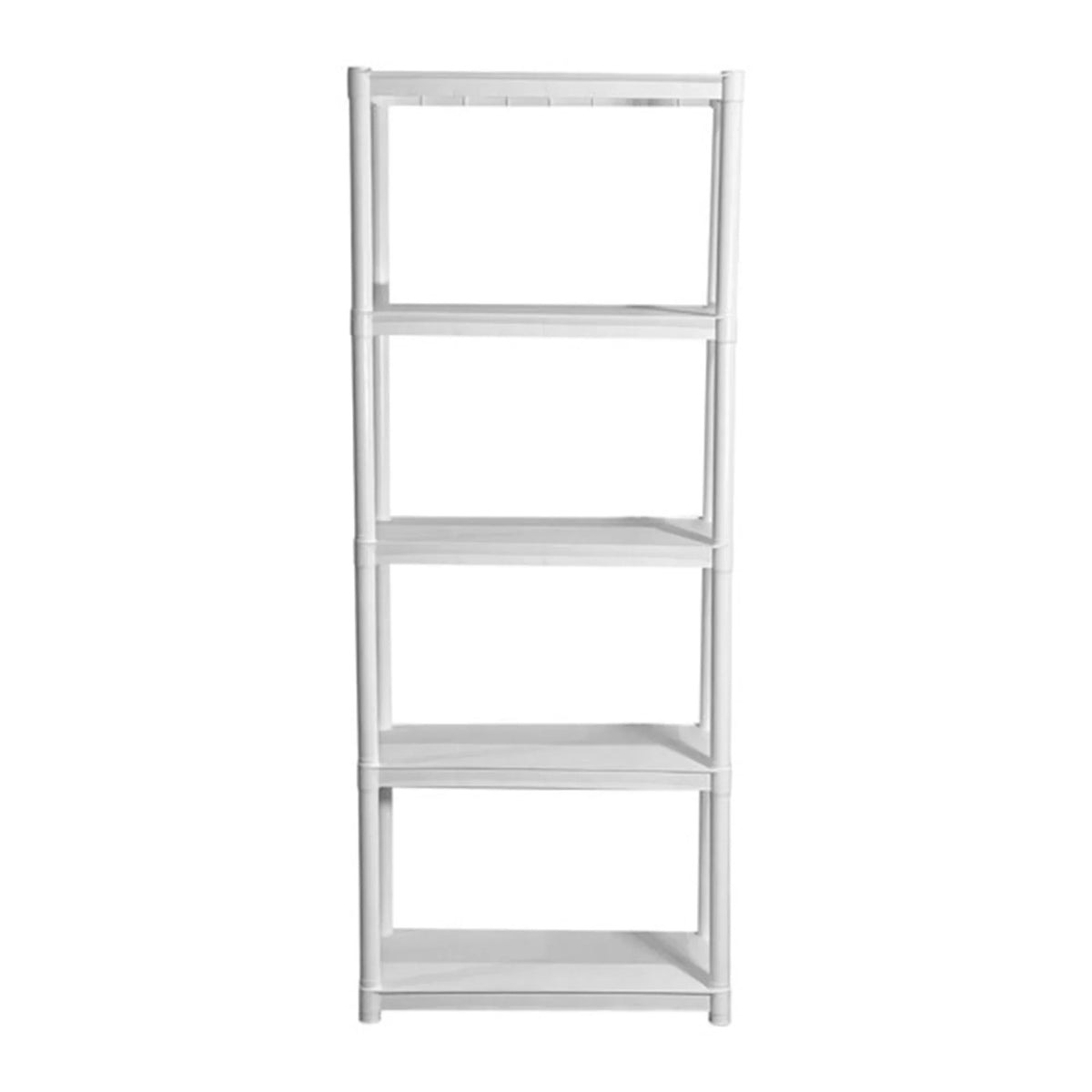 5 Juggernaut Plastic Storage Tier 75.5" Utility Shelving Garage/Shed Rack