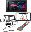 Double Car Receiver with Digital 6.2" Bundle Media Honda Pioneer W/ AVH-241EX Stereo KIT5008 DVD/CD DIN Civic AM/FM Touchscreen for Camera/Installation Kit/in-Dash Bluetooth/Backup 2006-2011