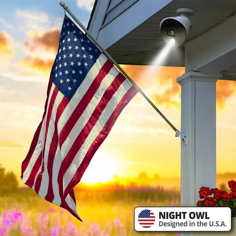 Built-in Wired HD Spotlights Night Motion-Activated Indoor/exterior Owl Ultra 4K