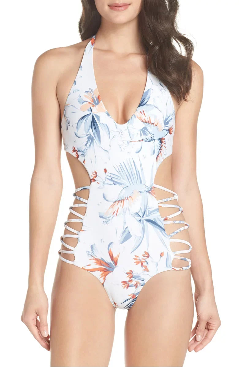 L*Space 12 Swimsuit, US Fire BIRDS Bitsy Tripp PARADISE OF One Piece