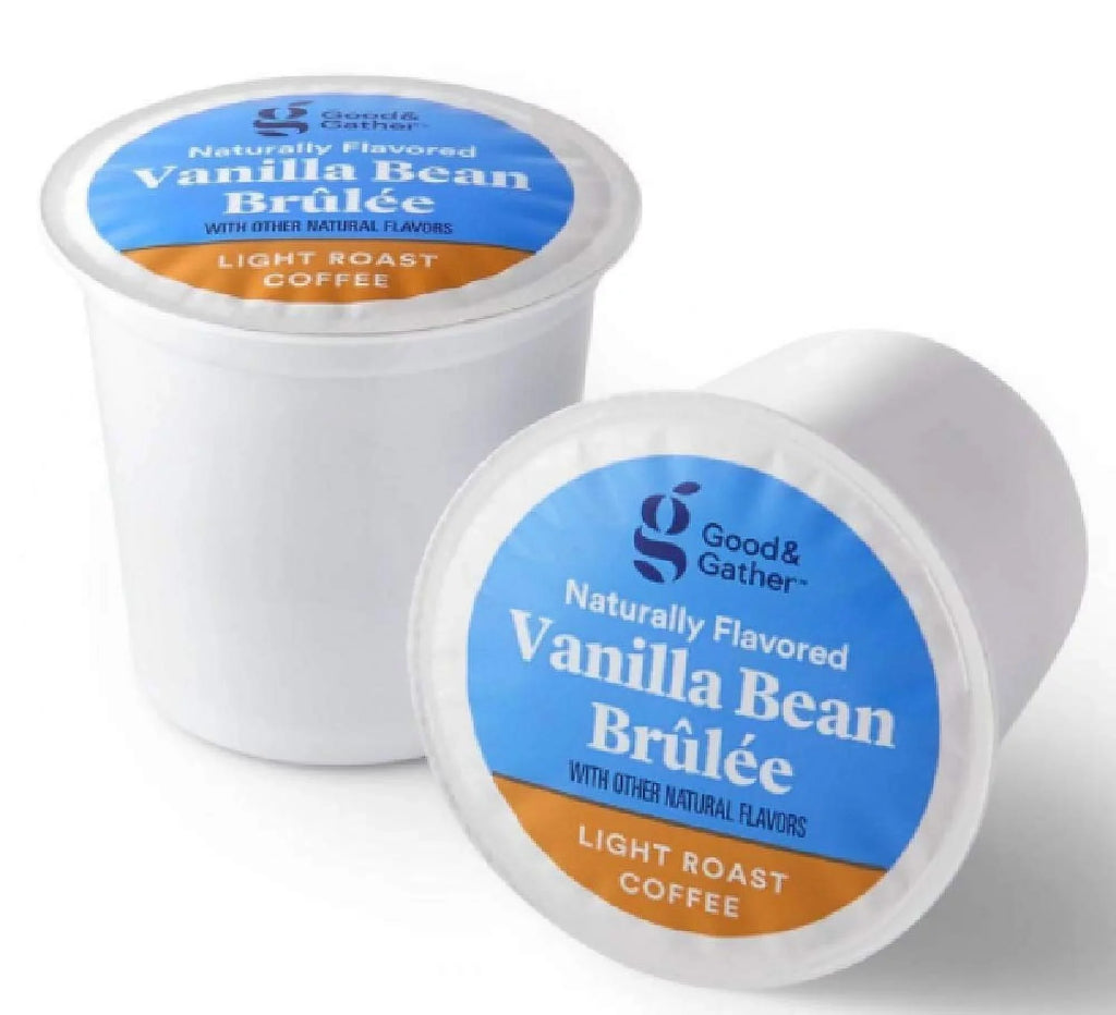 and Toasted and of Cinnamon 4 Pods Brulee Bundle Vanilla Single Flavored Trade Count(Pack Gather Coffee Caramel, Good Naturally Certified,16 of Vanilla, Salted Serve Bean Carmel Fair 4) Almond Flavors