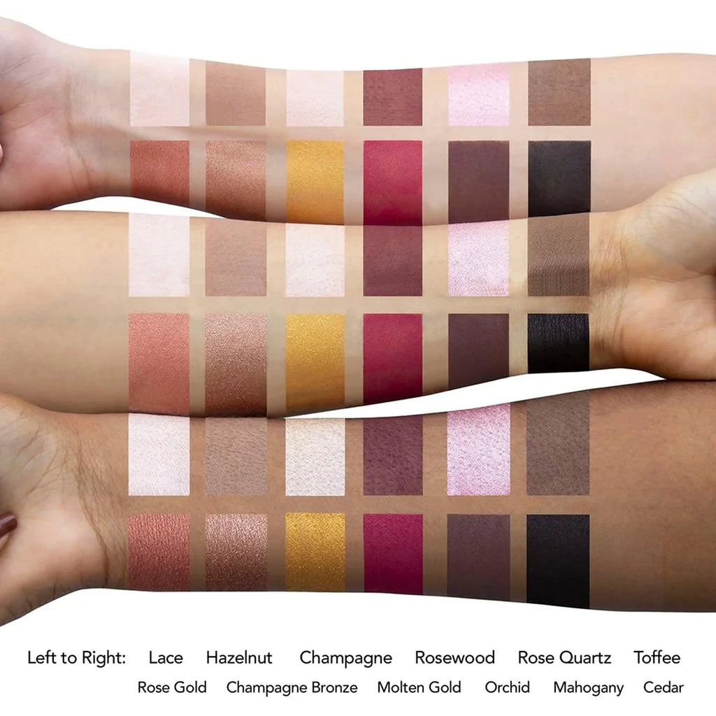 Gold Palette & Rose Jouer Eyeshadow Shimmer Matte