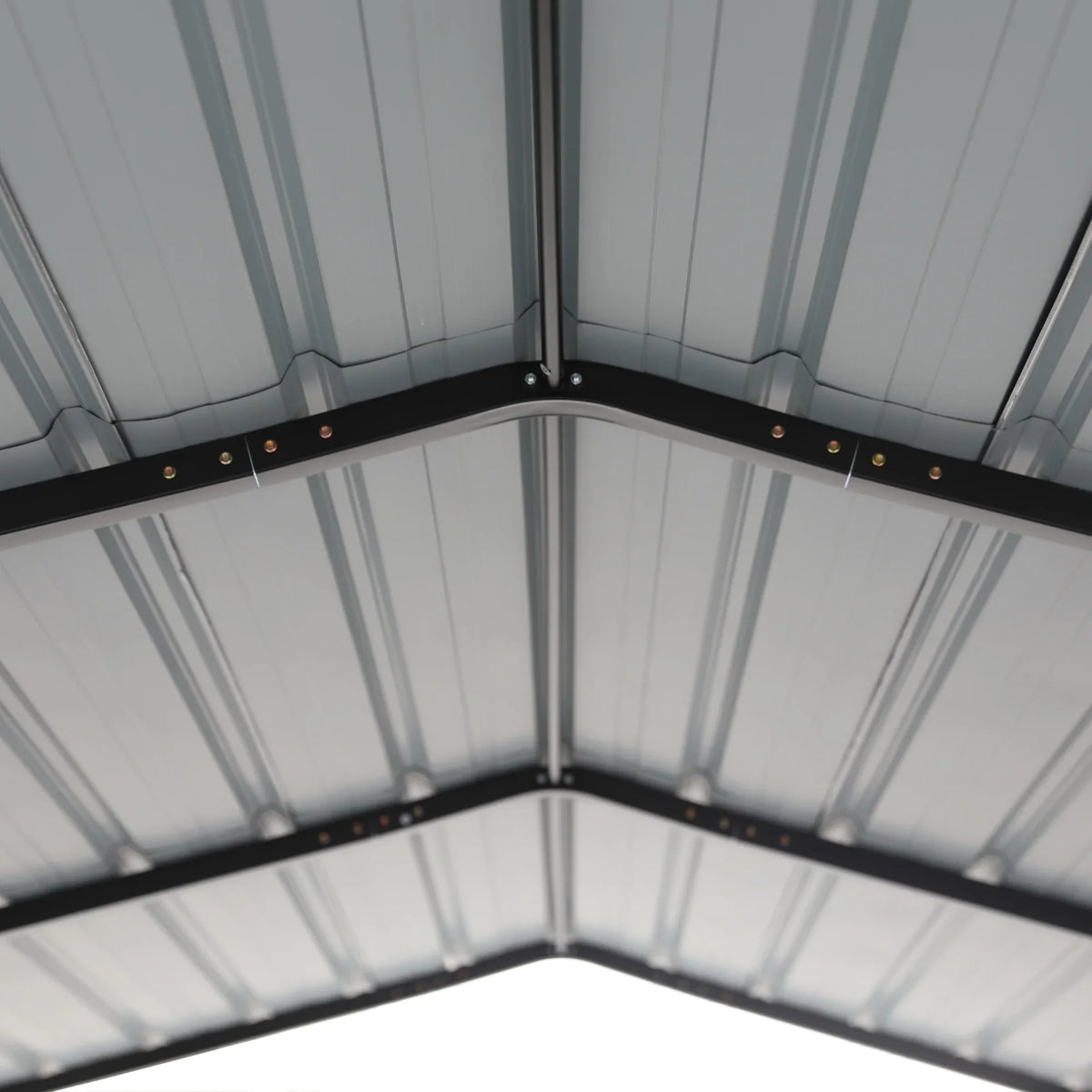 Carport Steel Galvanized Summit ft Car 12 Living Garage with Gray Storage Roof, Metal x Shelter, Heavy-Duty 20