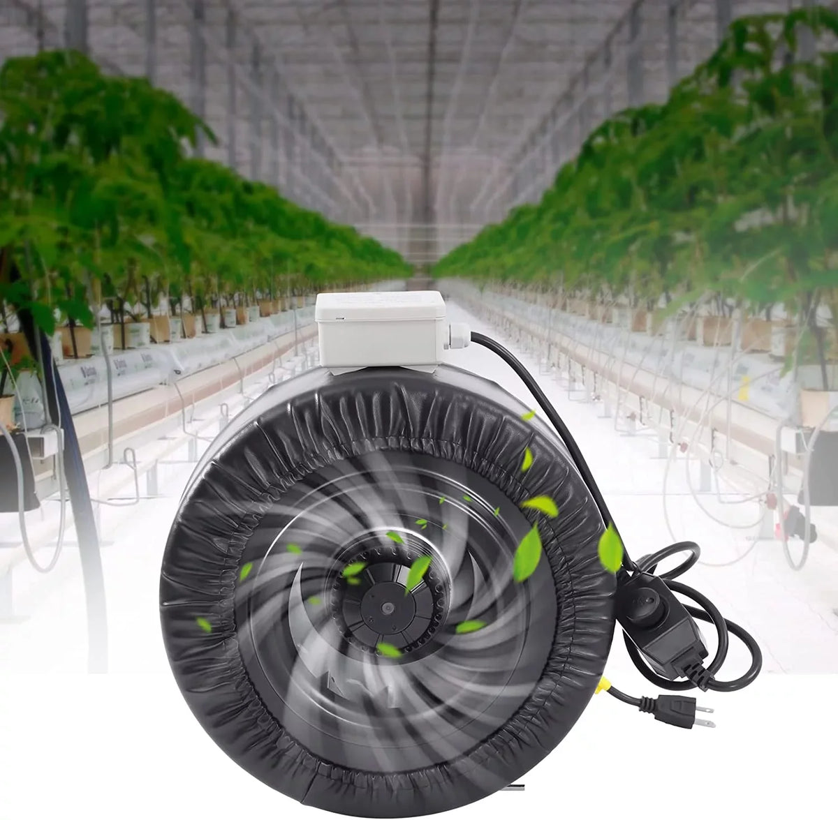 Inch Powerful FETCOI Speed Filter Grow Fan Grade Fanwith Booster & Fan with Industrial Controller Combinable Exhaust Tent Fan Carbon Duct 8 HEPA Filter Inline