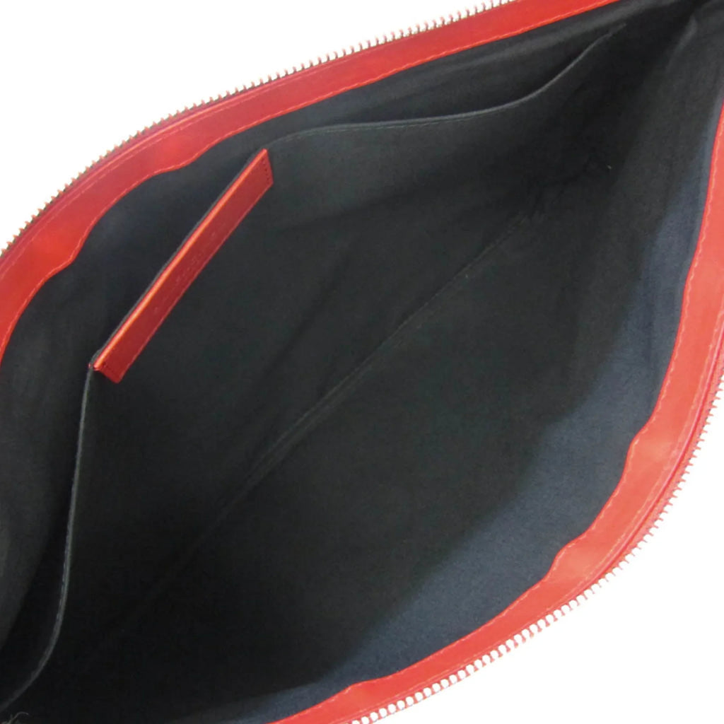 373840 Pre-Owned Color Women's Bag,Pouch Leather,Canvas (Good) Balenciaga Clutch Beige,Red