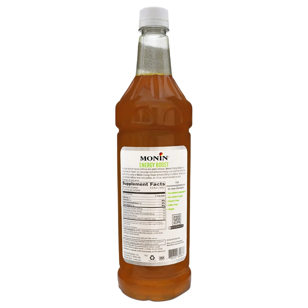 '- Natural (1 Label Sugar, Caffeine, Energy Pump) Flavor, Added Supplement, For Clean Tea Low-Calorie, Subtle Boost, + Liter Soda, Energy Gluten-Free, More, & Liquid Coffee, Great Zero Monin Contains