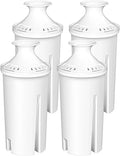 free Replacements 4-Pack Reduce Bad and BPA to NSF Chlorine and liquid liquid Brita® Filter Dispensers, Certified Taste, Standard for Pitchers