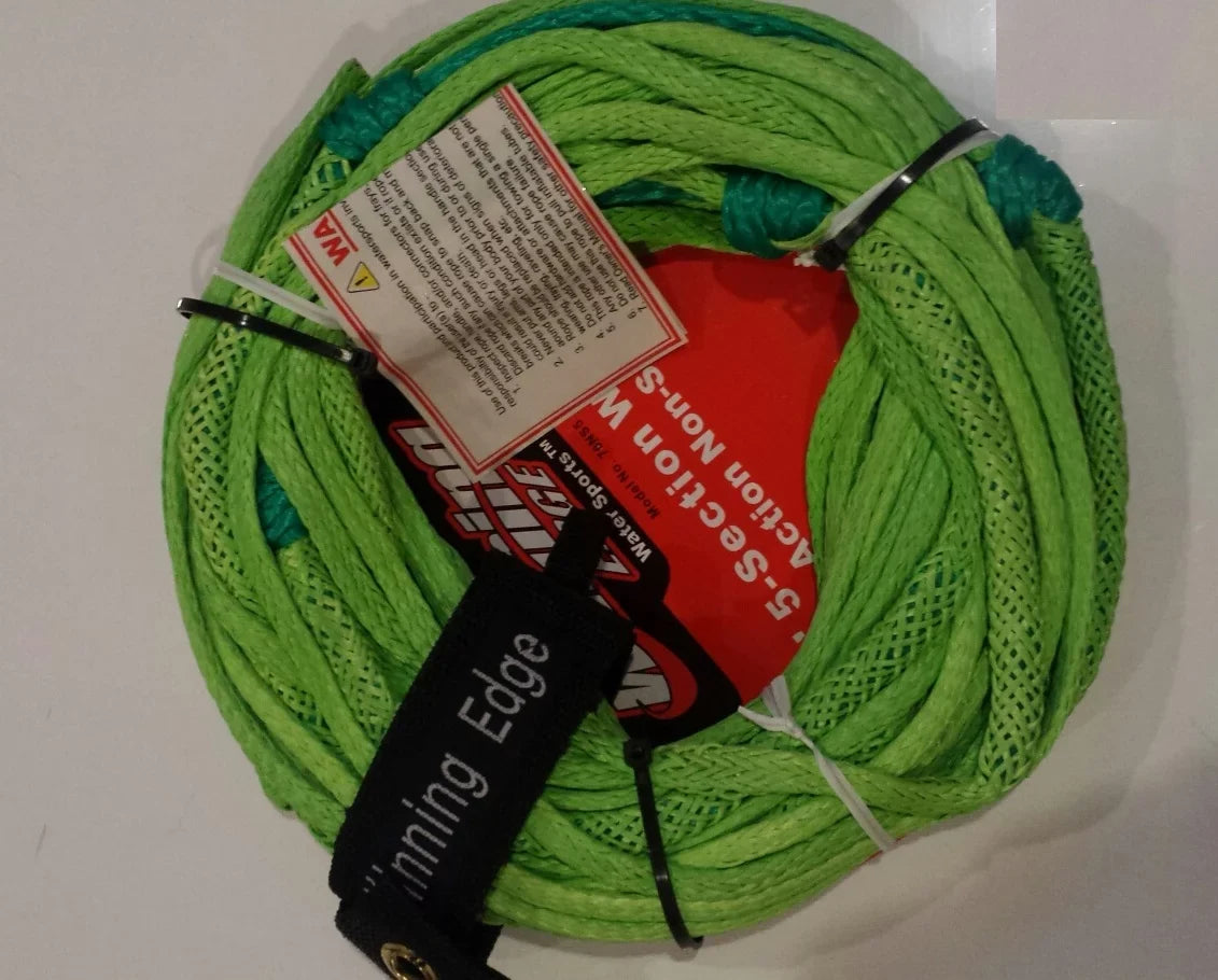 Pro 5-Section Edge Non-Stretch Winning Line, Green Action Wakeboard 70'