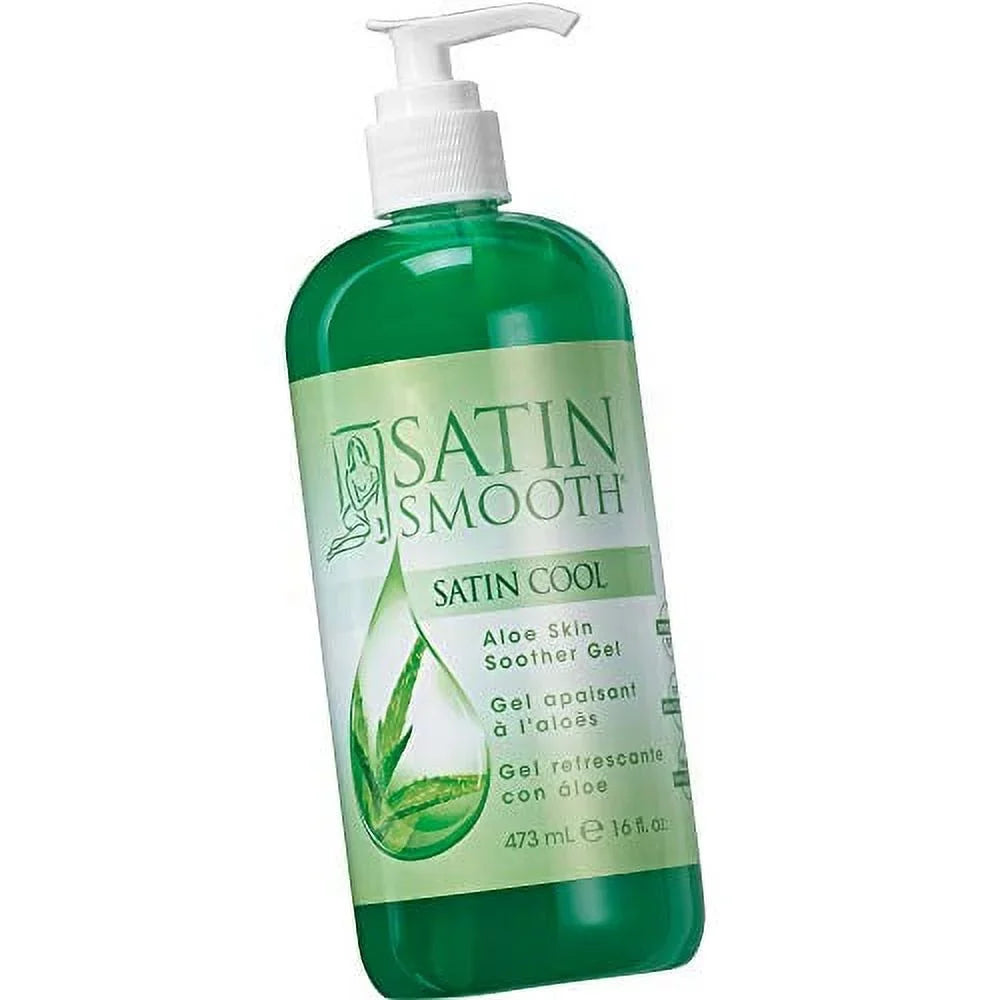 fl Satin Smooth Aloe Skin Soother 16 Cool Gel, Satin oz Vera