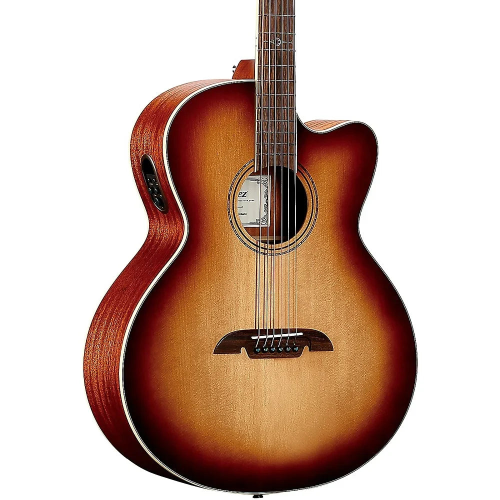 ABT60CE Baritone Guitar Shadow Acoustic-Electric Burst Alvarez