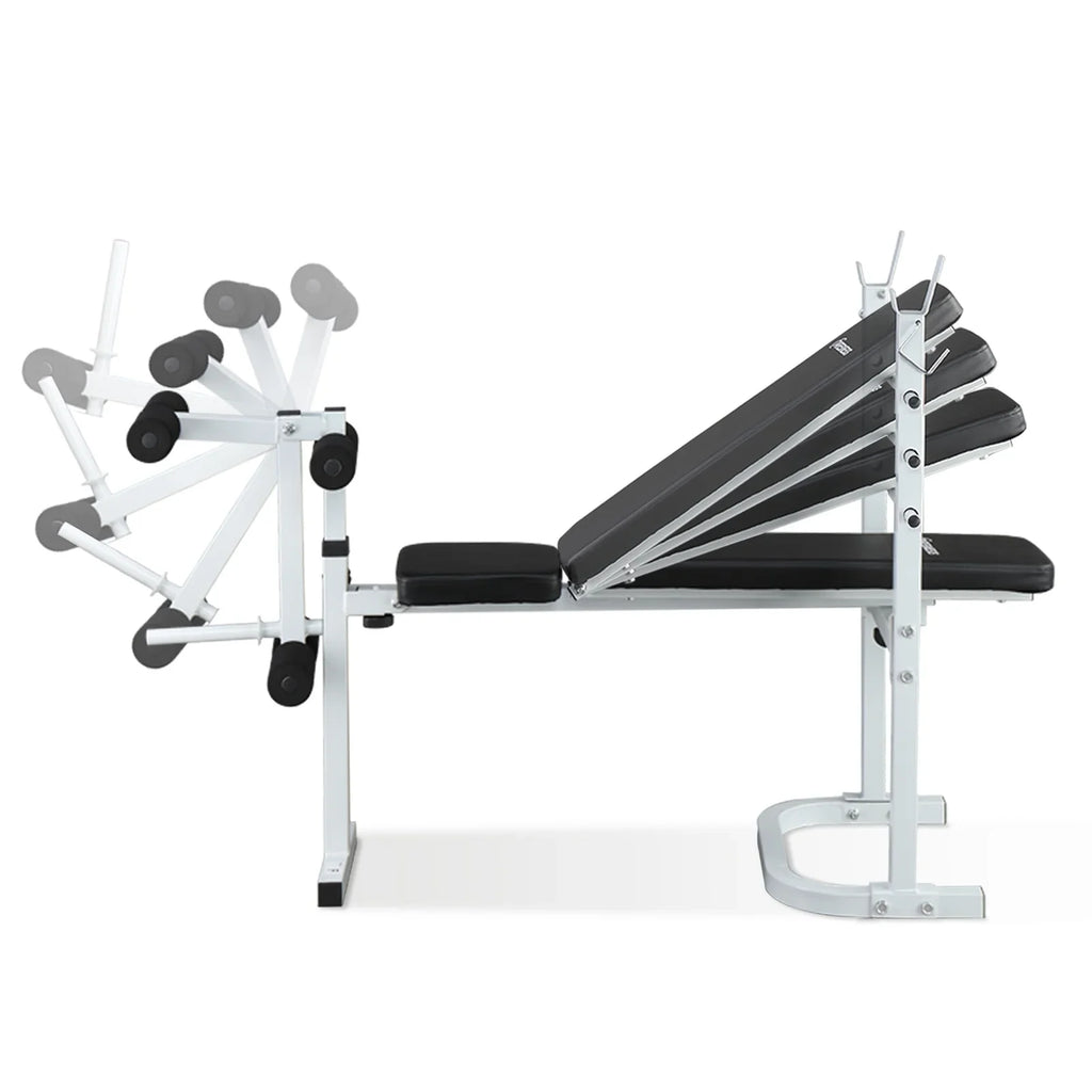 Squat Weight Rack Olympic with Winado Adjustable Bench,