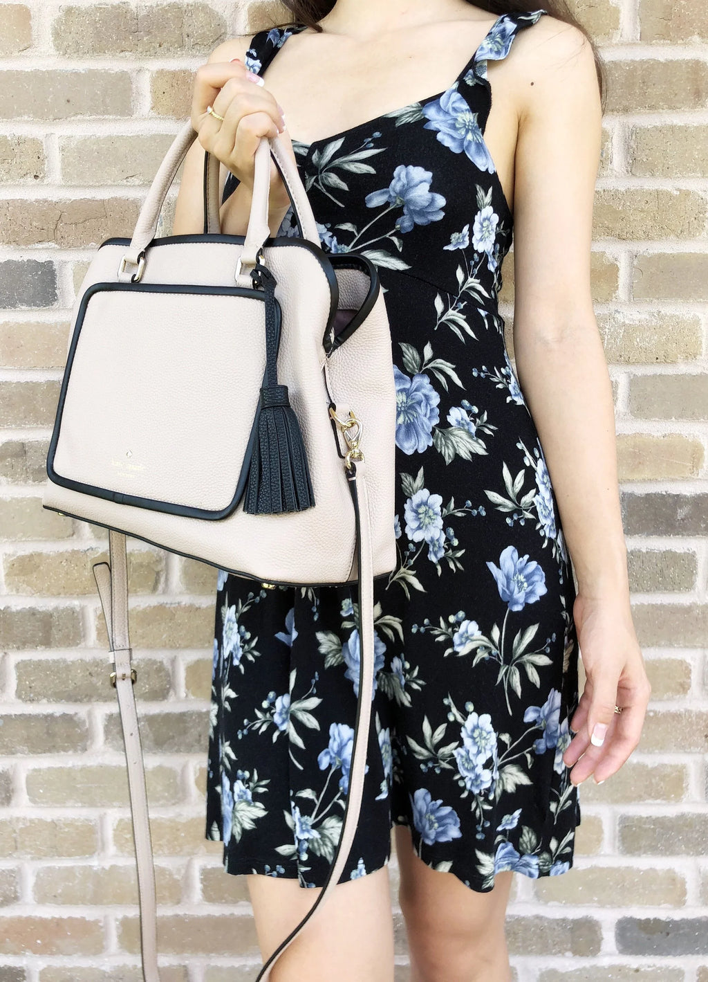 Ward Satchel Cloud Bag Evangelie Beige Rose Kate Tassel Place Spade