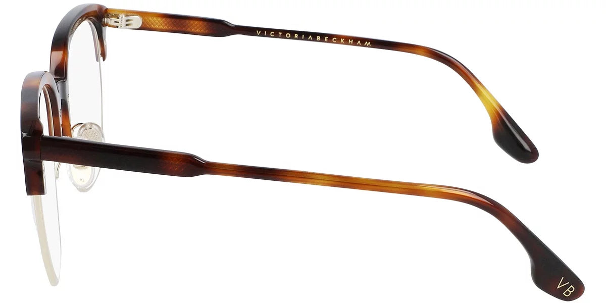 Round Eyeglasses Tortoise Full VB2107 Victoria Beckham Rim