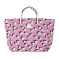 Children's Series (Good) Baby Pink Multicolor Handbag Bag Tote 284721 Canvas Pre-Owned Heart Leather