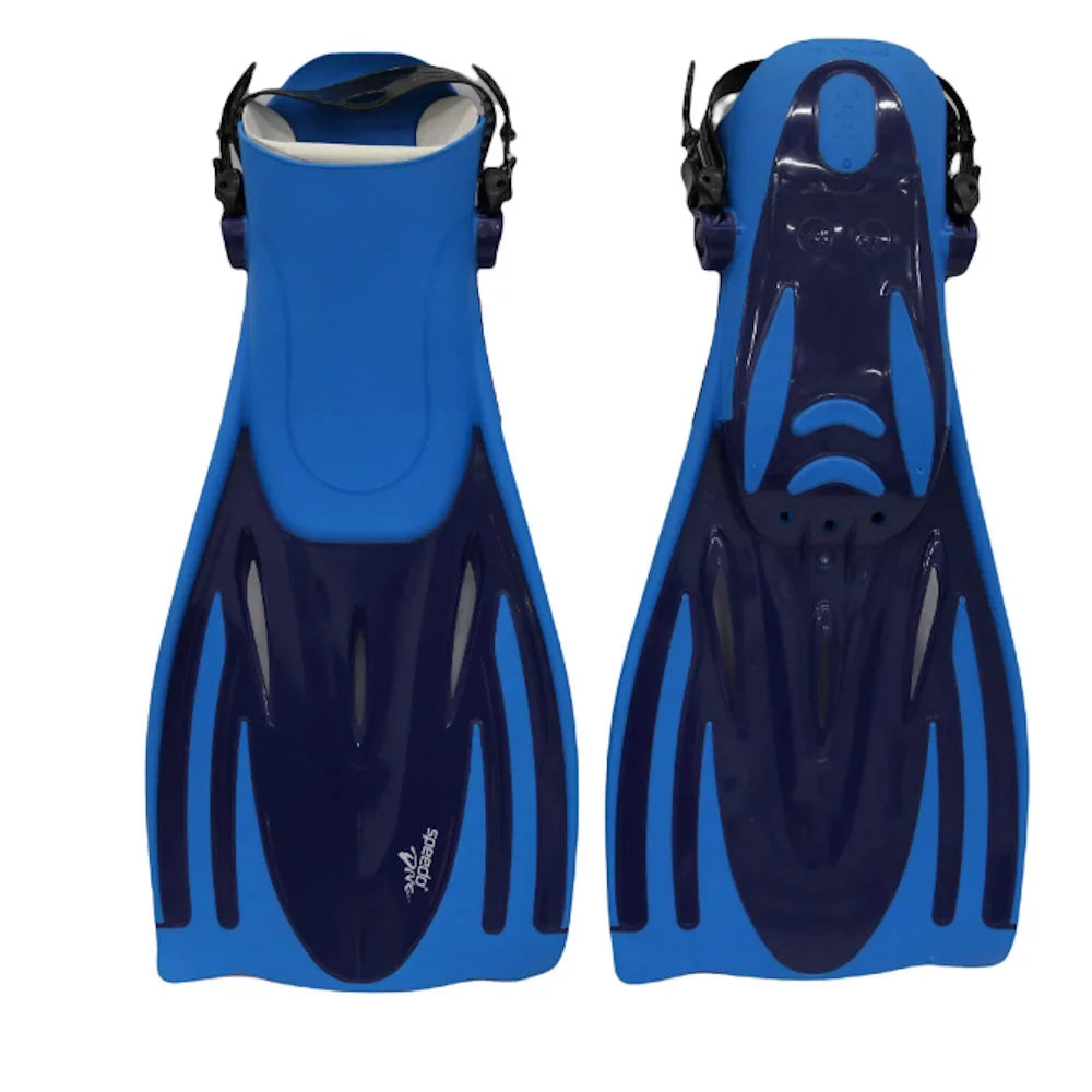 Fin Snorkel Speedo Hydroscope Set Mask Shoe + w/Carry 9-13 L/XL + Bag Adult dimension