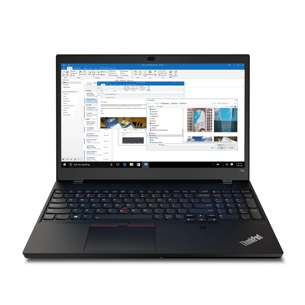 i5-10300H, 250 Intel IPS Laptop, UHD Graphics, 256GB 15.6" 8GB, nits, SSD T15p ThinkPad FHD