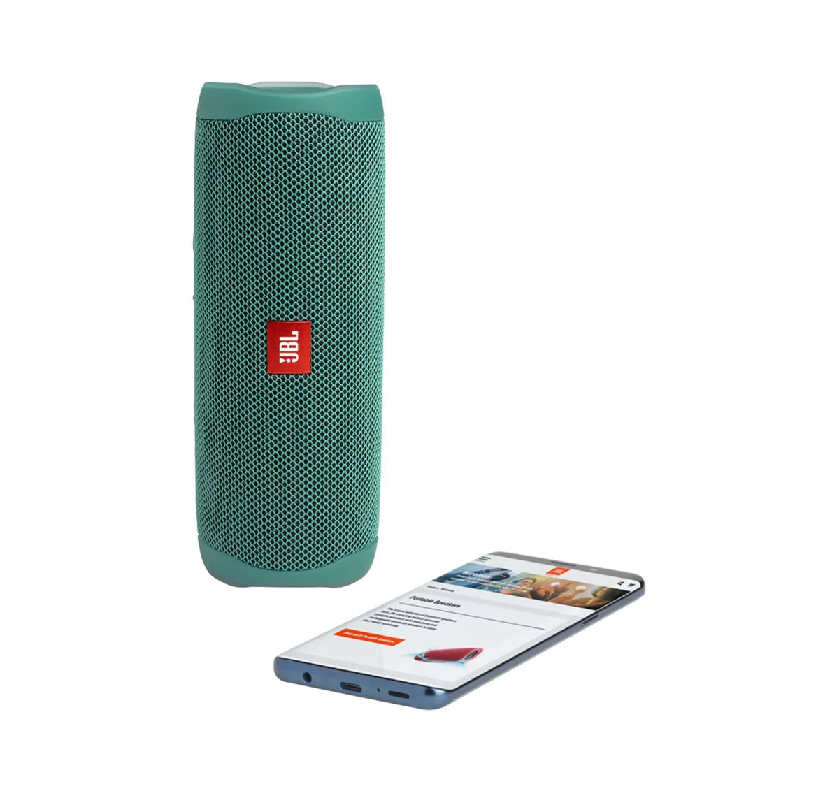 ECO Box Speaker 5 Green Portable Bluetooth JBL Flip Open