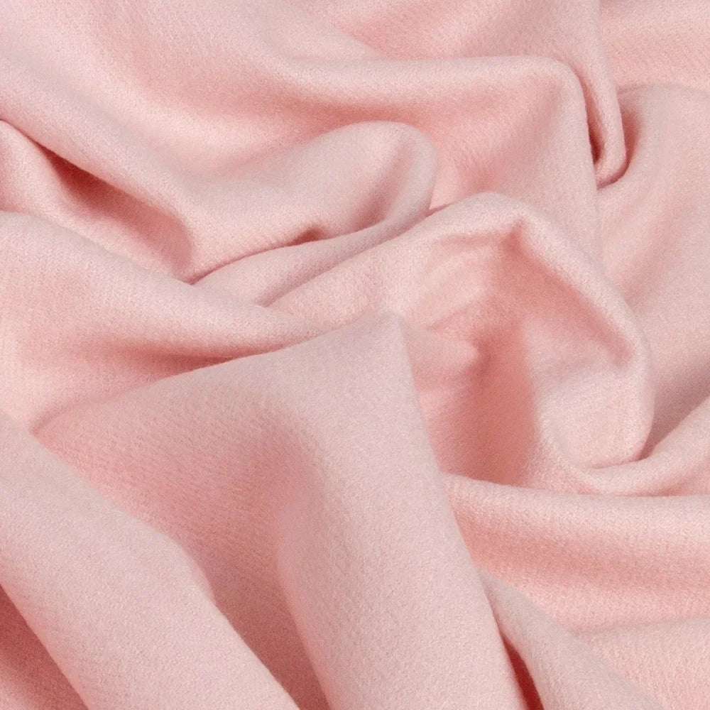 Warm Virgin with Pink Scarf Women Dreamy Tassels Soft Scarf 27.6x74.8-inch Wool for