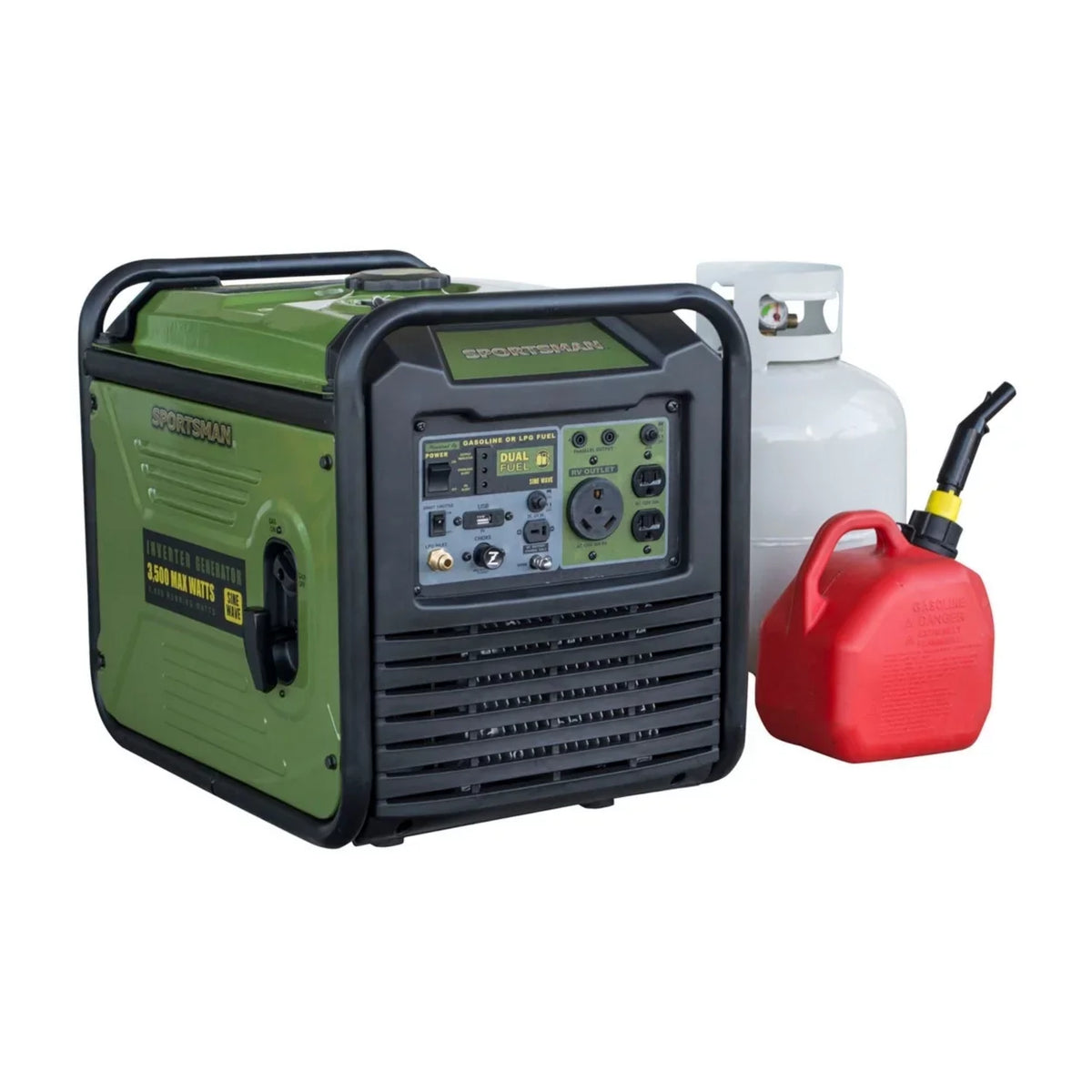3,500-Watt Inverter Dual Fuel Generator Sensitive Sportsman for Electronics