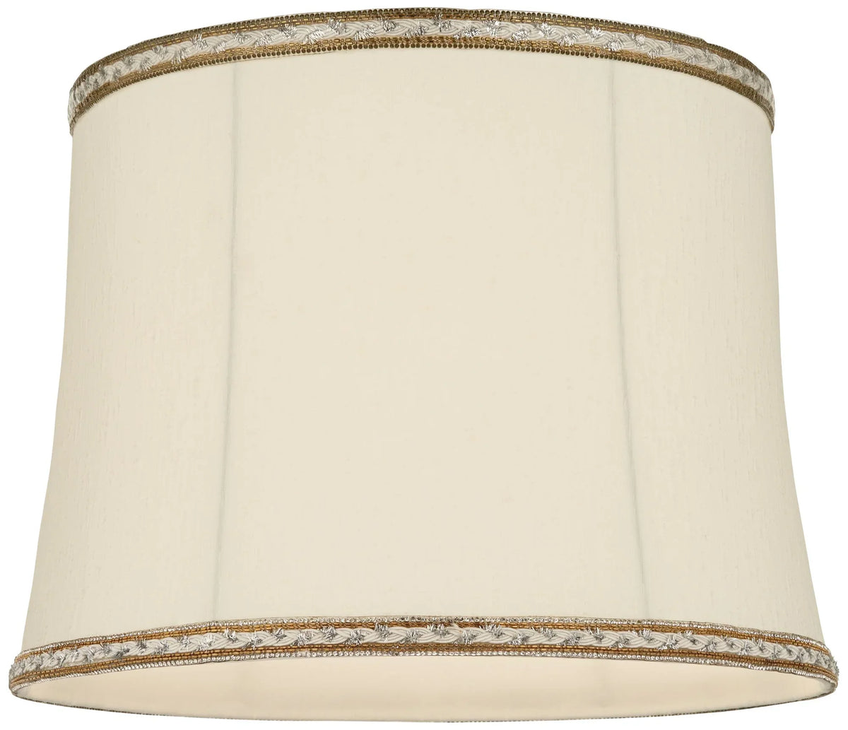 Washer and Top x Springcrest 12" Shades Drum Harp 16" Fitting Lamp Replacement High Milano Cream Medium x Finial Bottom 14"