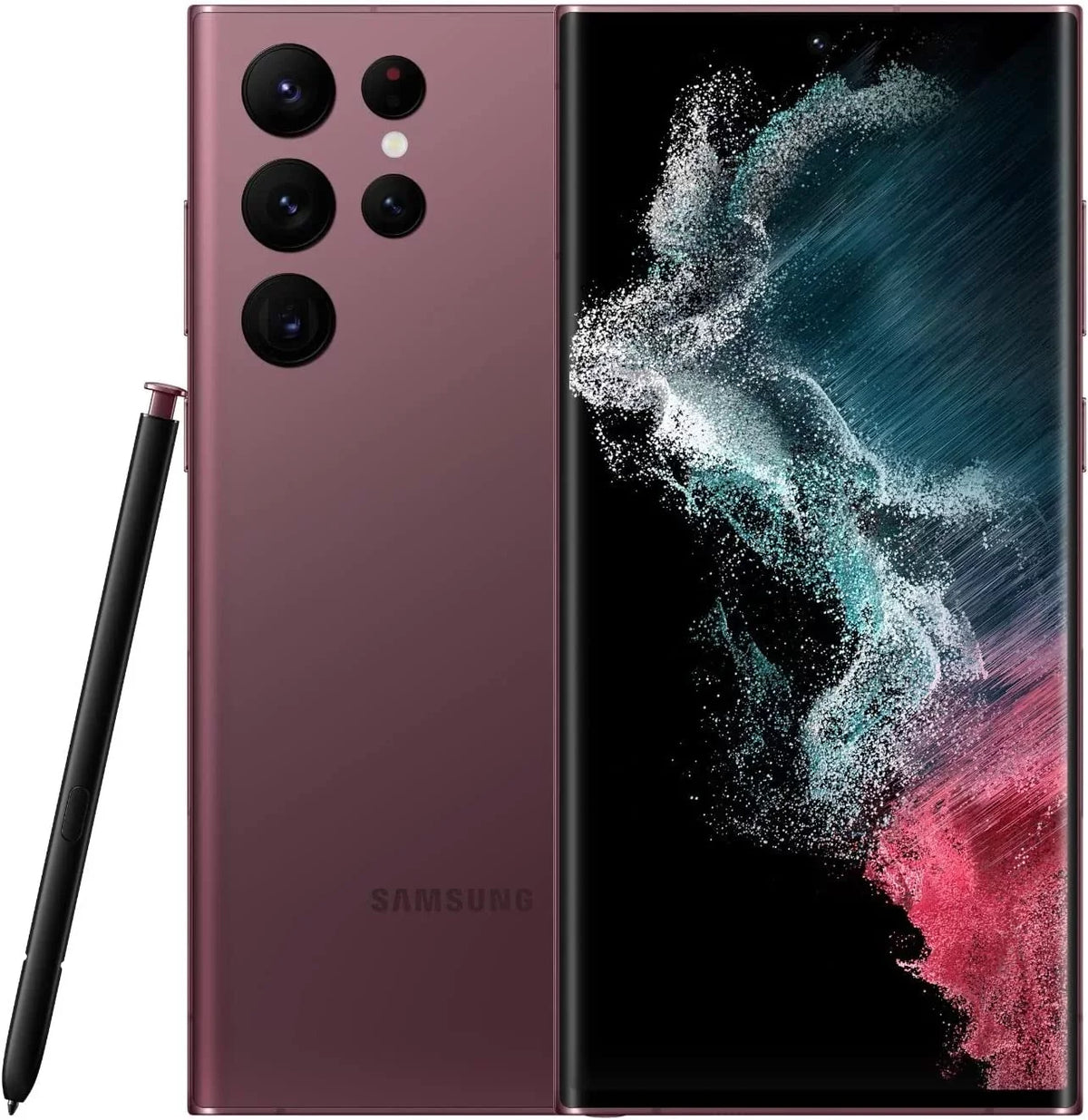256GB Galaxy Unlocked) (Refurbished) S908U Restored S22 Burgundy Ultra 5G (Fully