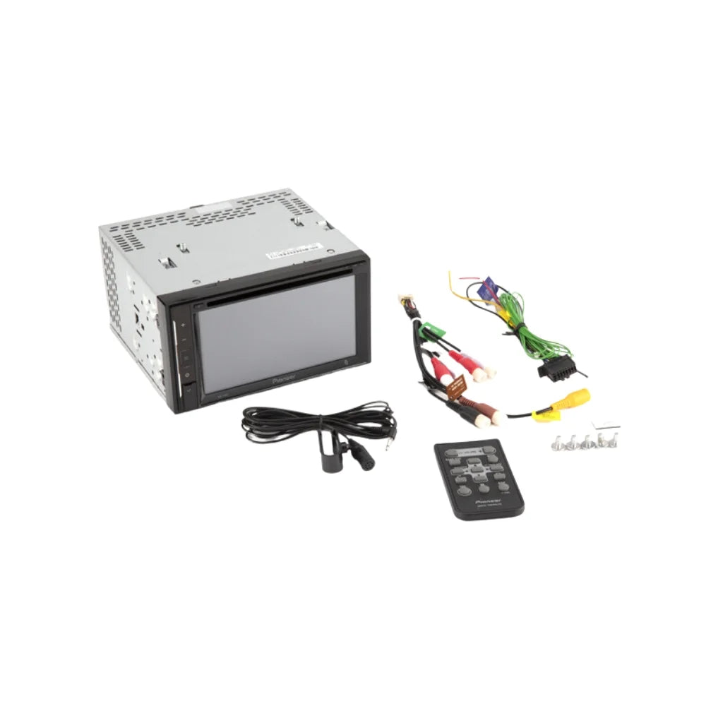/ Stereo Mounting Din Bundle and Touchscreen, Bluetooth Pioneer Installation Kit Backup DVD Car for Multimedia Frontier Double 2009-2013 KIT2587 with Camera, Kit Dash -