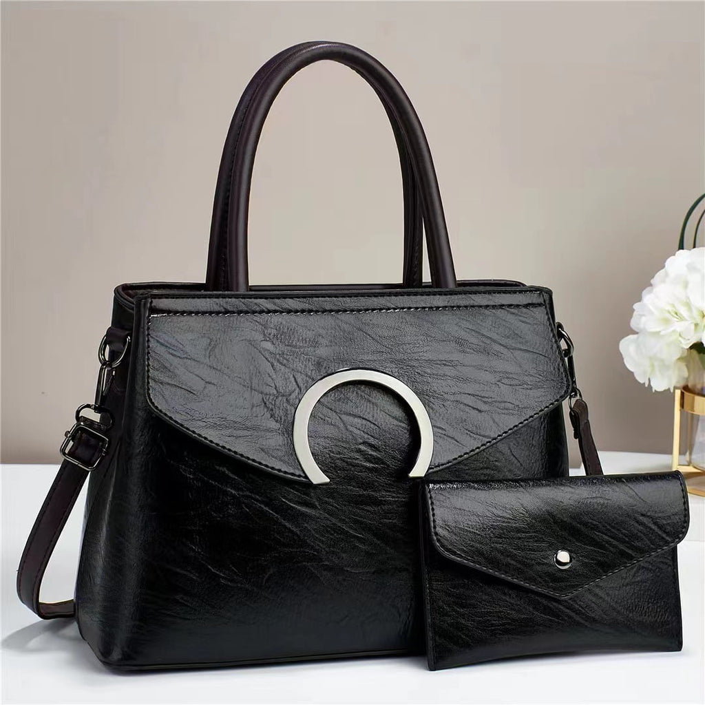 Fashion and Shoulder Baobao Bag Women's Luggage Mother American Junior One Women's Handheld Piece New 2023 Women's European Set Two Bag