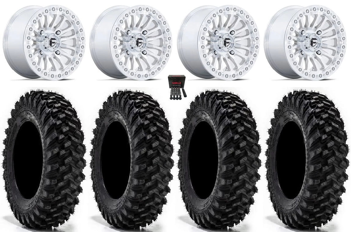 Warrior Bdlk RZR Rincon 15" Fuel Mh 30" Sportsman Wheels Tires XT Ranger