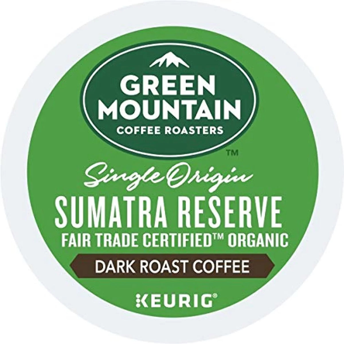 (2 Boxes Pods, Roast Green Count Reserve, Mountain Pods) K-Cup Single-Serve Keurig Dark 48 24 Coffee, Coffee, Of Sumatra