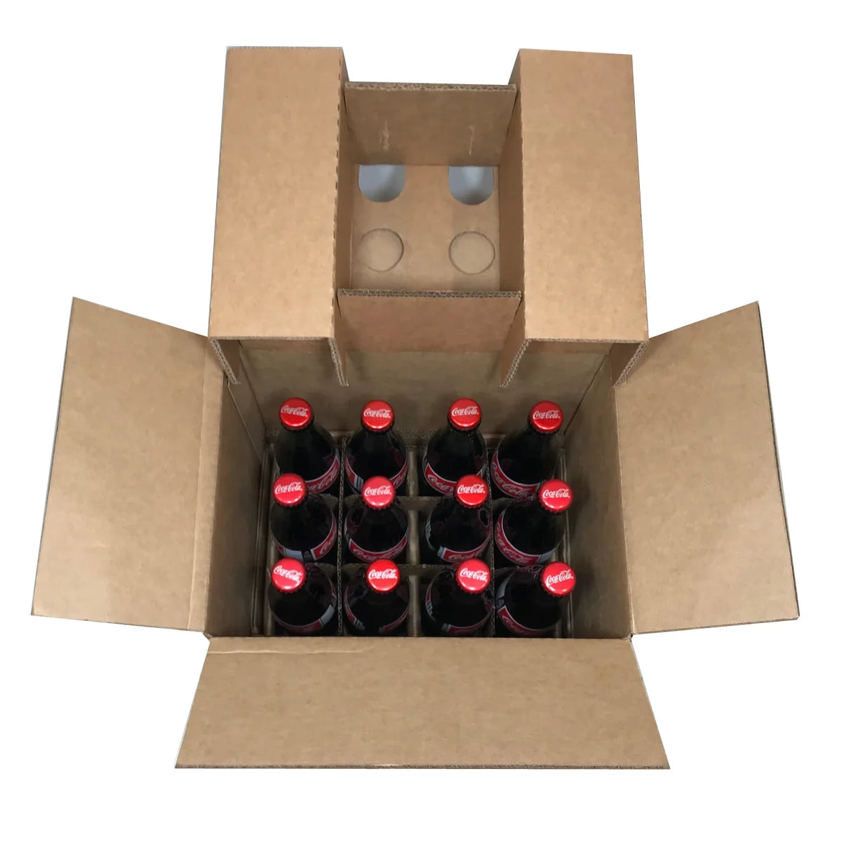 Real oz. Sweetened (355ml) Authentic (12-Pack) Cane Bottle Coke Glass Mexican Sugar fl. 12/12 Case