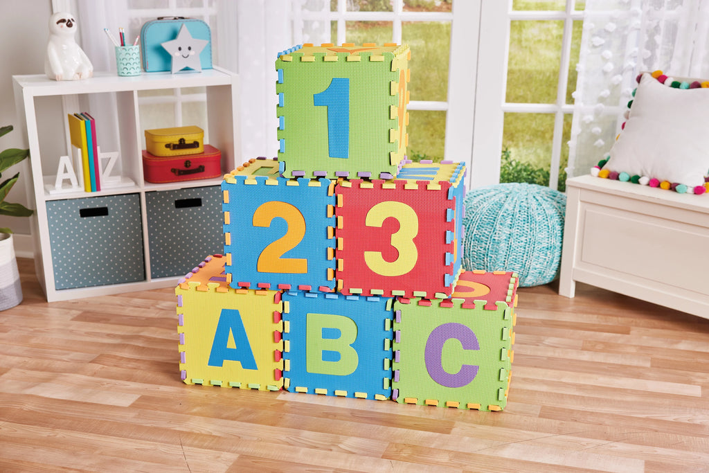 for Bag Toddler ABC 12m+ Ages & Puzzle Kidoozie with 123 Playmat, Storage Foam Preschooler, or Playmat