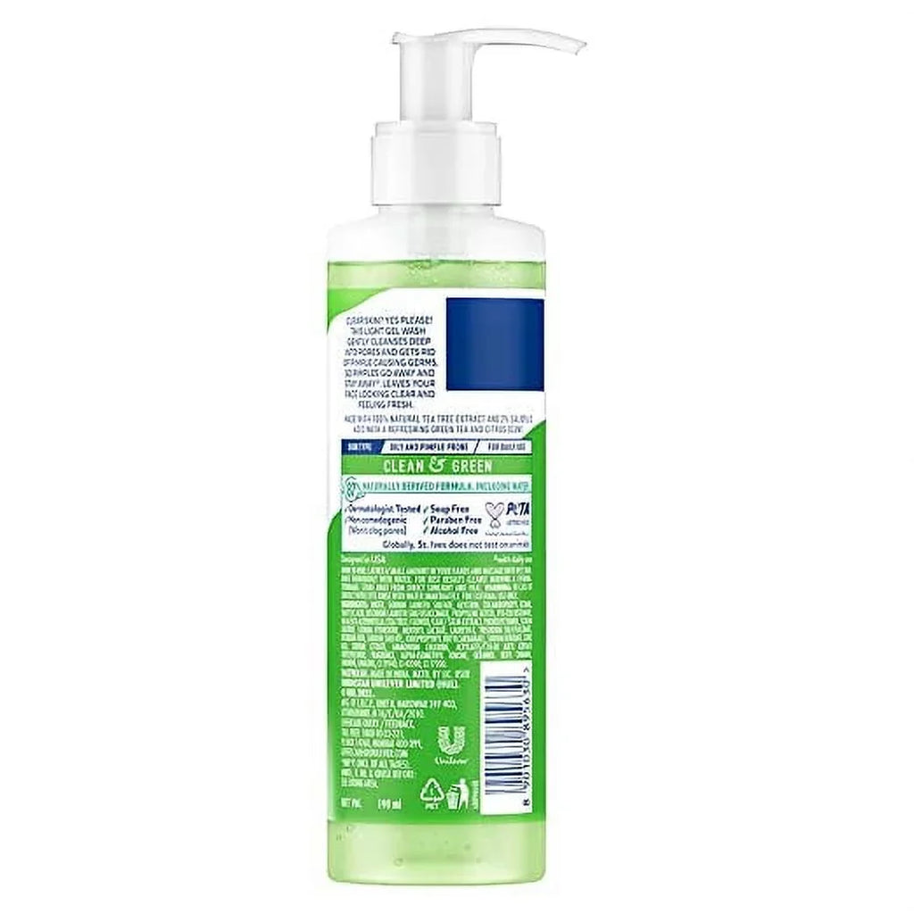 Pimple Tea Tree Ives Clear 190g St for Face Deep Wash Cleansing