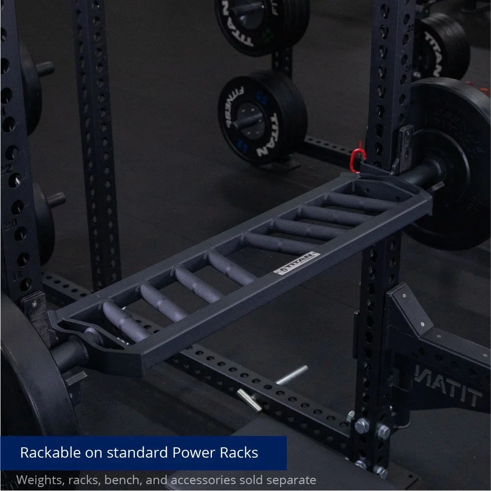 Swiss/Football Olympic Angled Barbell Hybrid Fitness V3, Rackable Multi-Grip 1,900 Bar LB, Titan Rated