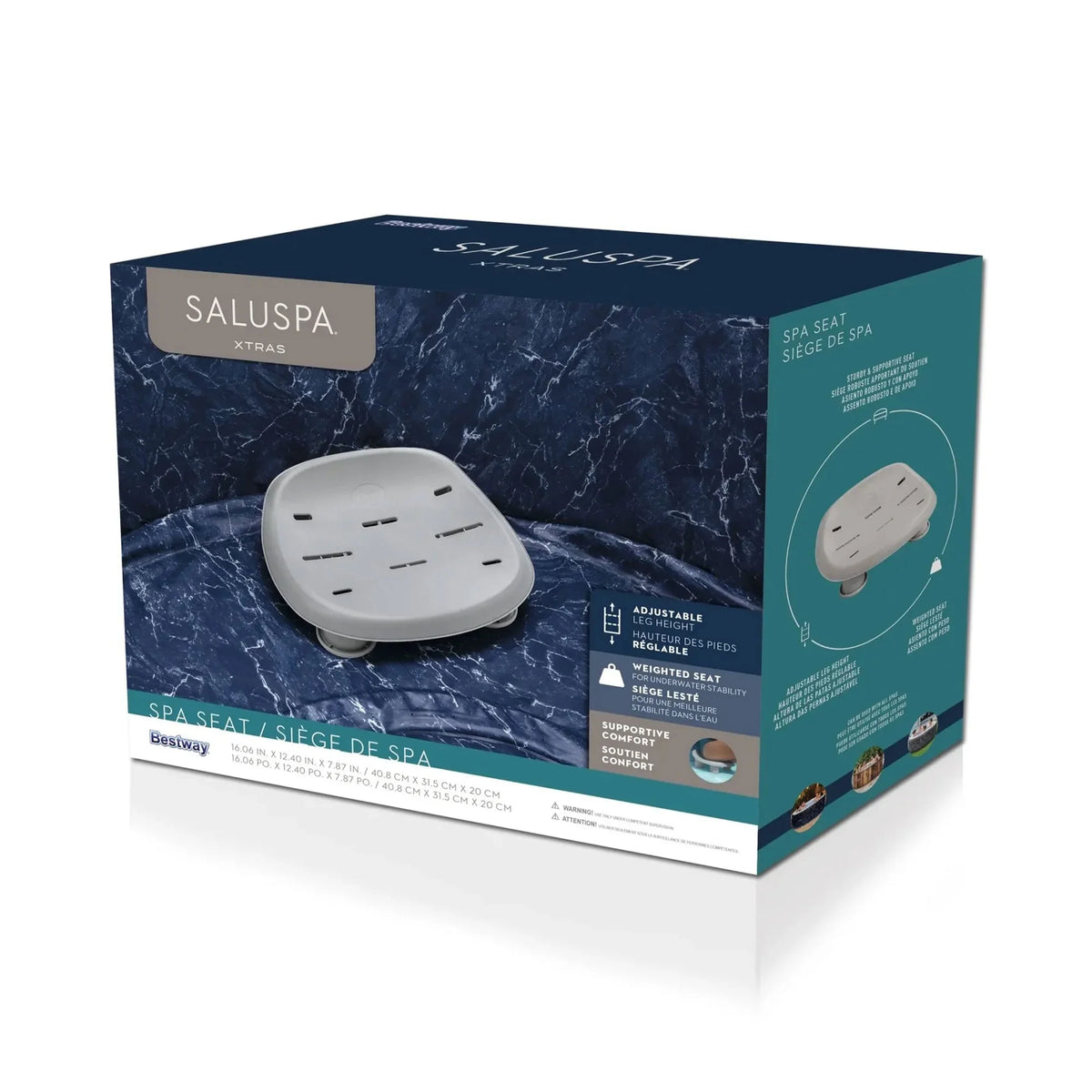 Coleman Honolulu Seat Bestway with Tub 4-Pack AirJet SaluSpa Spa Hot
