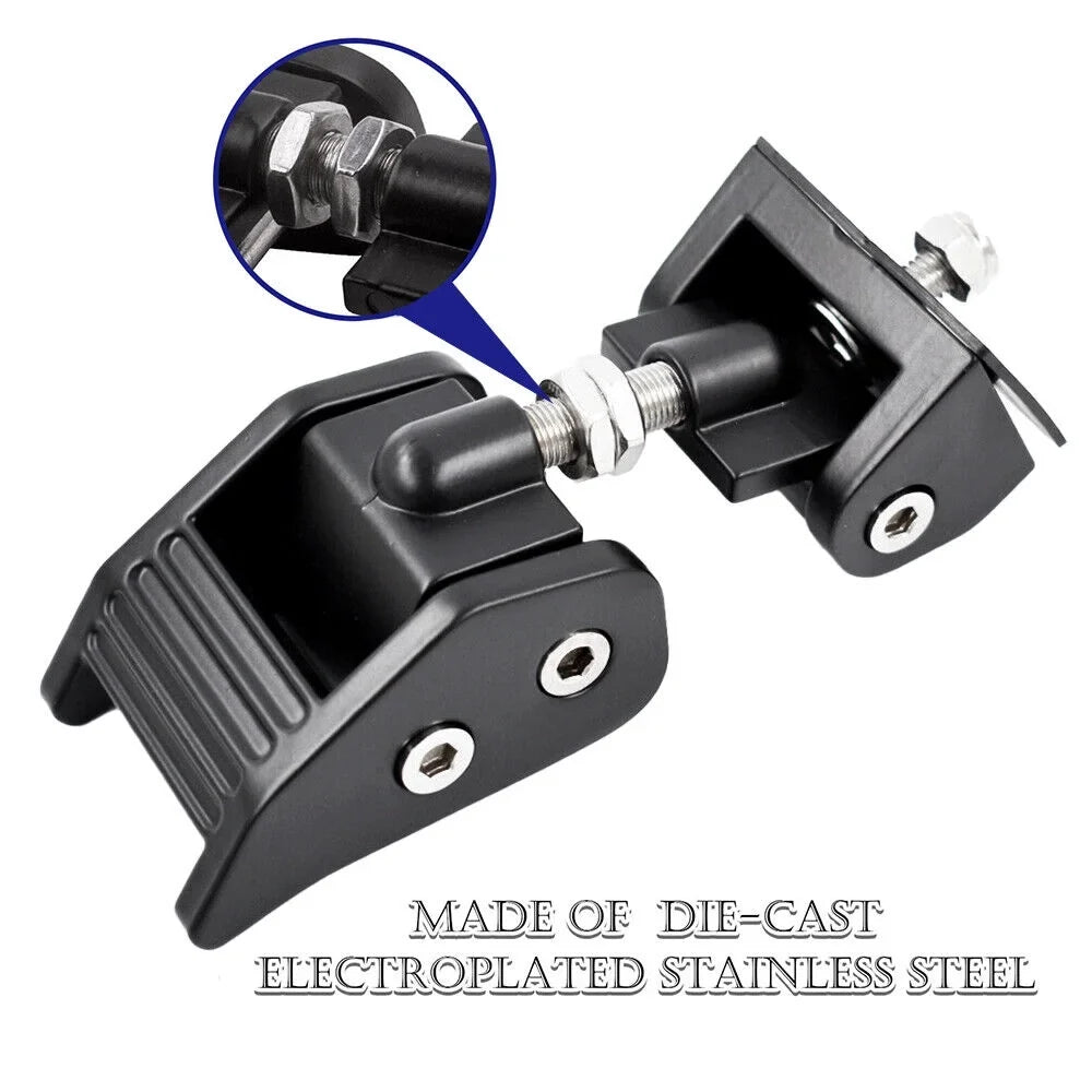 Kit Hood 2007-2018 Pair Catch Hood HOT Lock Latch Jeep JK for JKU Wrangler Front