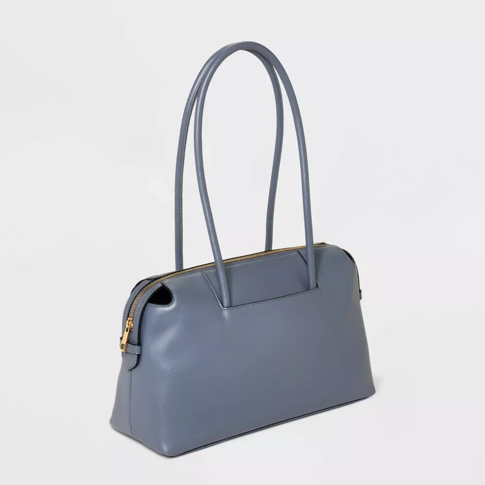 Handbag Day Gray - New Bowler West Shoulder East A