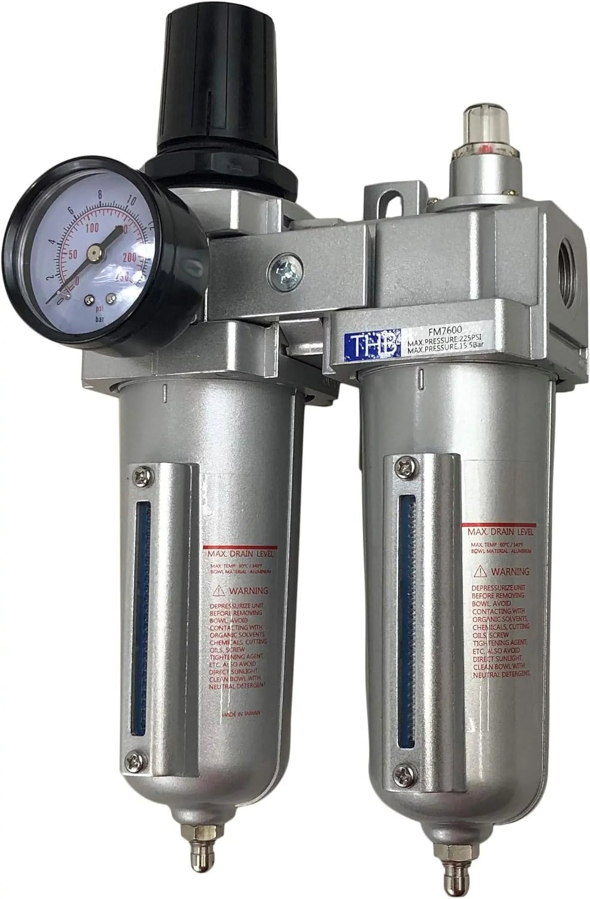 COMBO AIR HEAVY COALESCING PARTICULATE & FILTER REGULATOR COMPRESSED DUTY