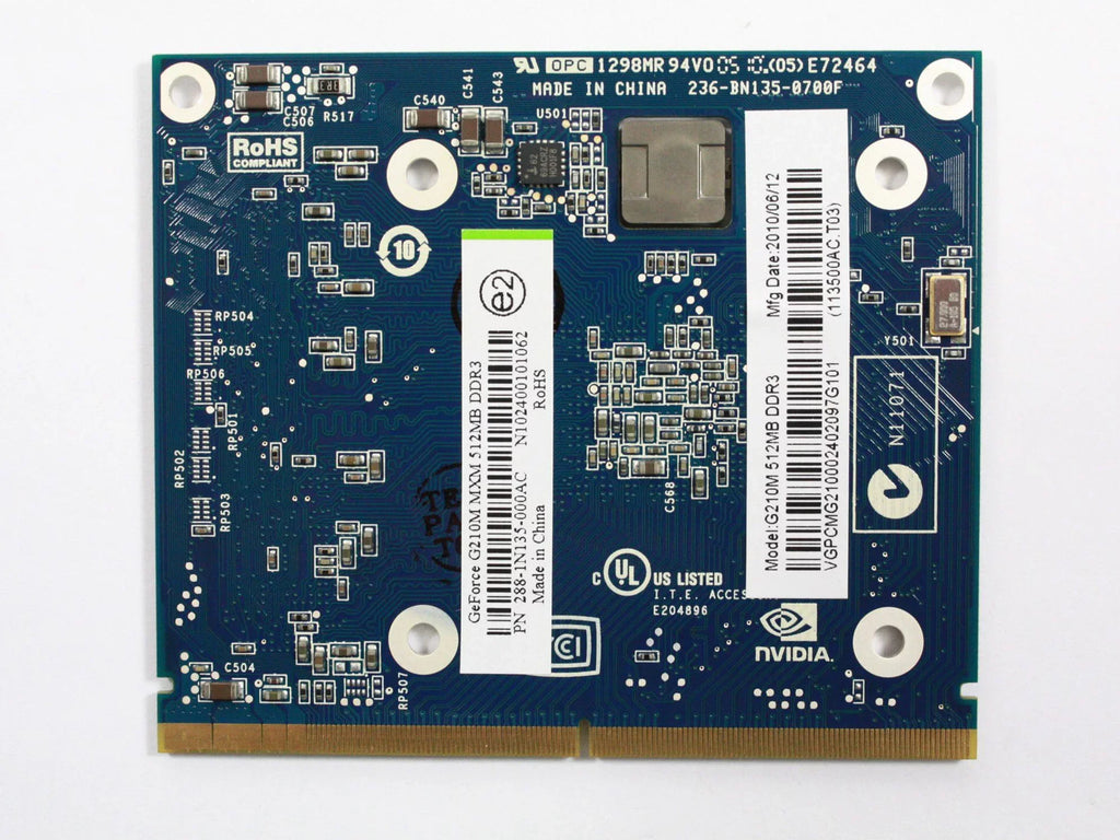 NVIDIA Graphic MB G210M DDR3 Video GeForce 512 64-bit Card 1500MHz VG.PCMG2.100