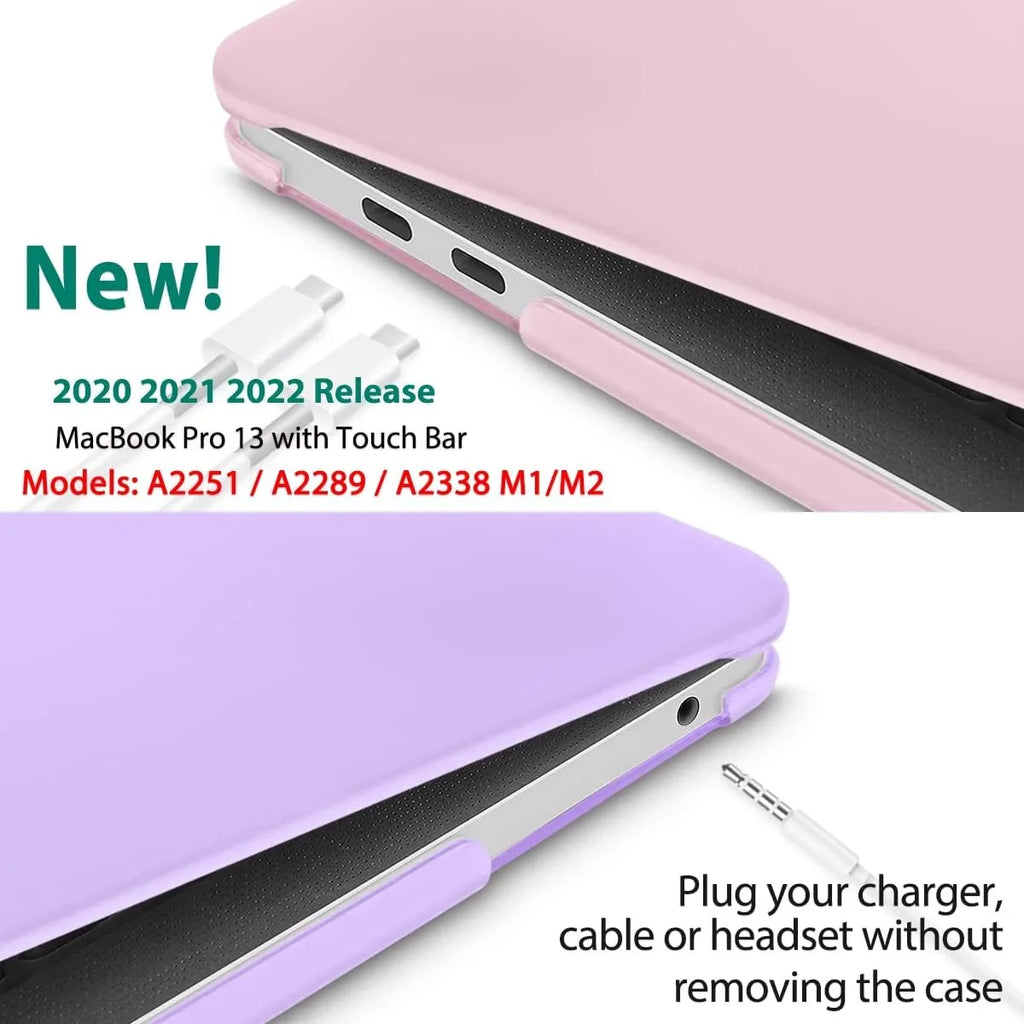 Shell 2022 Case Hard Case Inch Release 2020 A2289 MacBook for 2021 Pro A2251, A2338 13 M1 Model M2