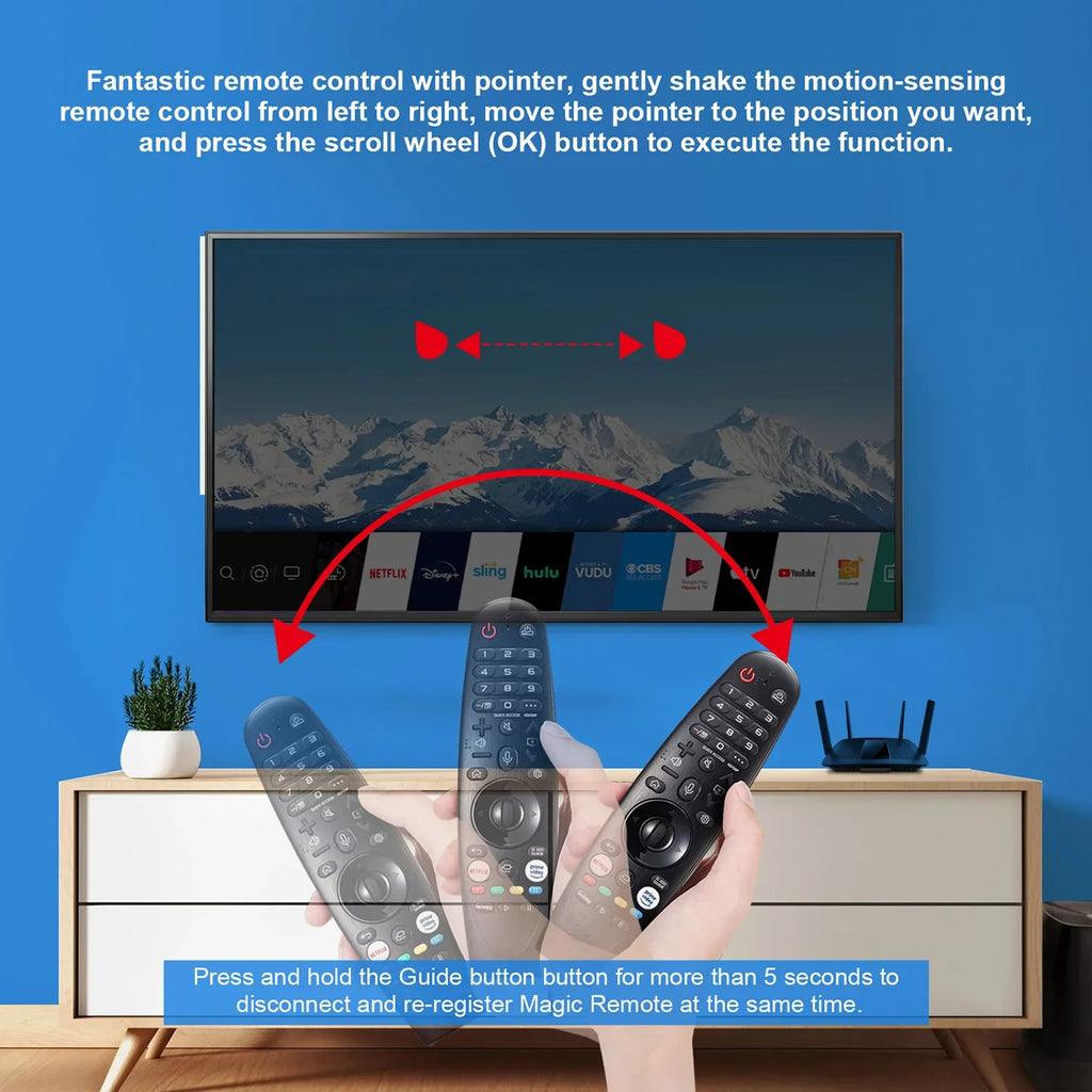 Voice Prime OLED Replacement Pointer Video Keys, QNED Netflix 8K Control Remote /Alexa, 4K Hot AN-MR20GA Function NanoCell and New with LG UHD for Models Magic