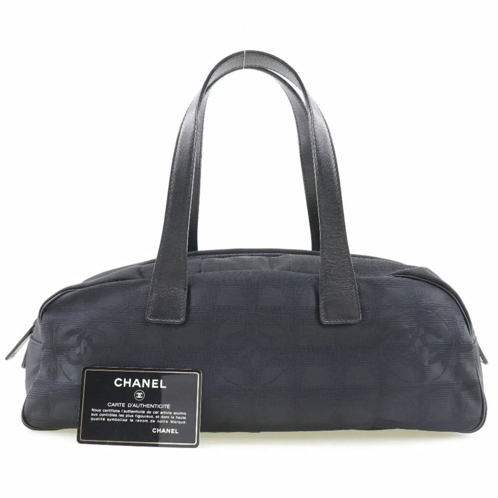 Boston A15828 Handbag Ladies Line Used New Authenticated Canvas Travel Nylon Black Mini