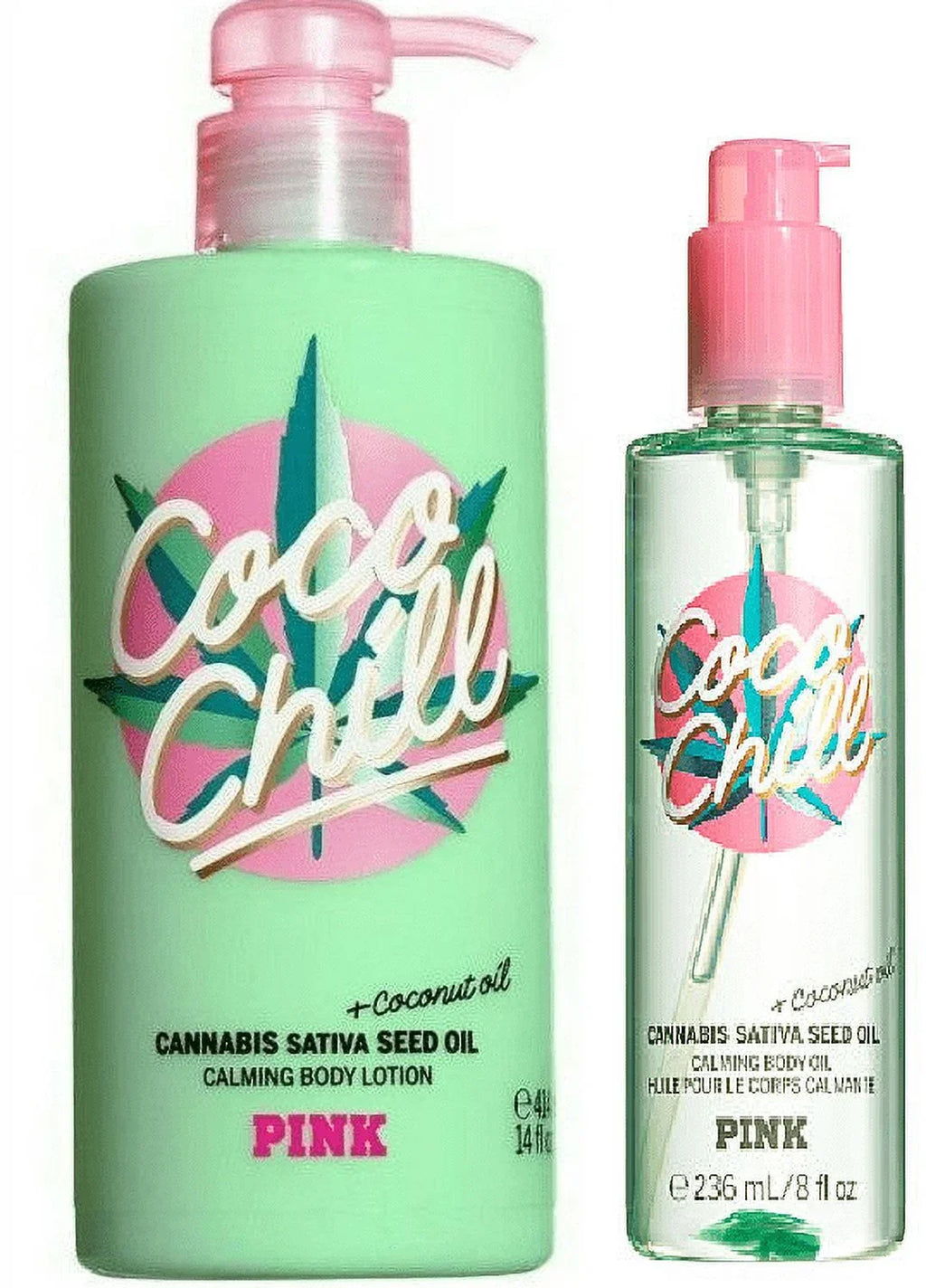 Set and Chill of Secret Oil Body Victoria's Lotion Coco 2