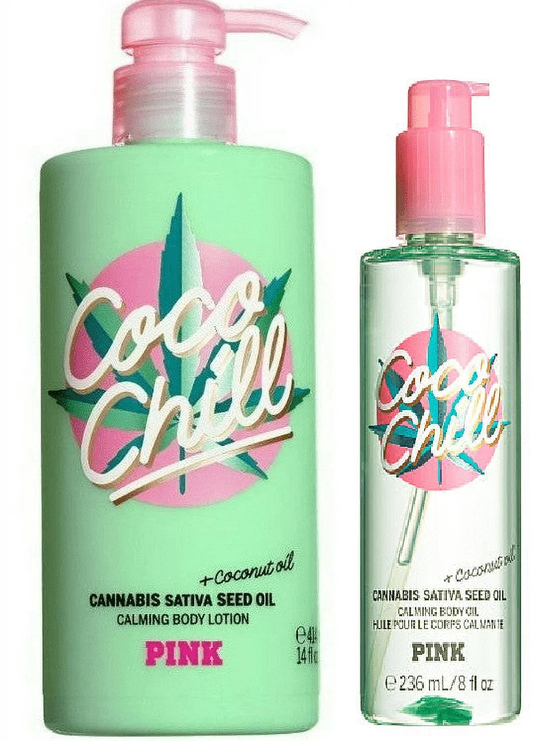 Set and Chill of Secret Oil Body Victoria's Lotion Coco 2