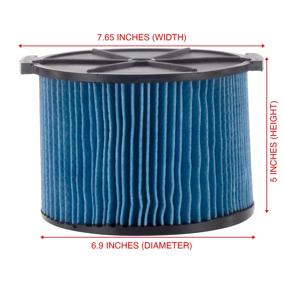 3-Layer with Gallon RIDGID Part & Filter 26643 Replacement Dust 3-4.5 Pack 5 VF3500 Vacuums Dry Fine Cartridge Compatible Portable Wet