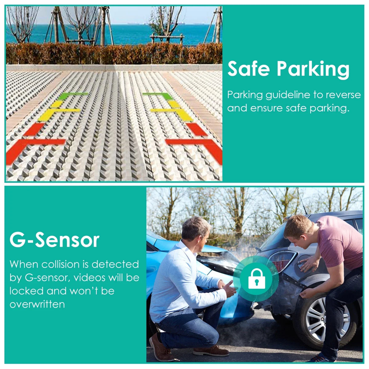 Loop G-Sensor Angle HD Vision Recording Dash DVR Full Car 2K Parking Video Recorder Night GPS Car 140° Dashcam Monitor with iMounTEK Cam