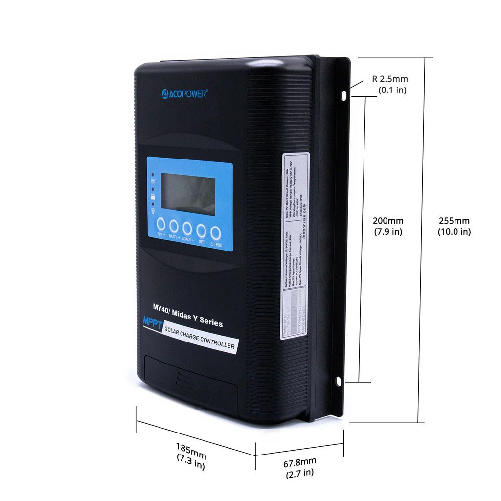 Charge Controller Solar Amp 50 ACOPower MPPT Power
