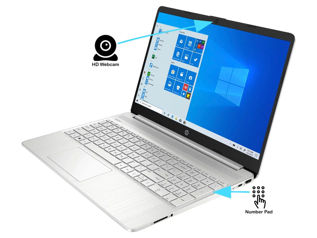 15.6" Card Notebook, SSD, 512GB NVMe HDMI, 10 RAM, Wi-Fi, 15 Upto Reader, Core HP Intel Display, i5-1135G7 HD Home 4.2GHz, Bluetooth, 8GB Windows