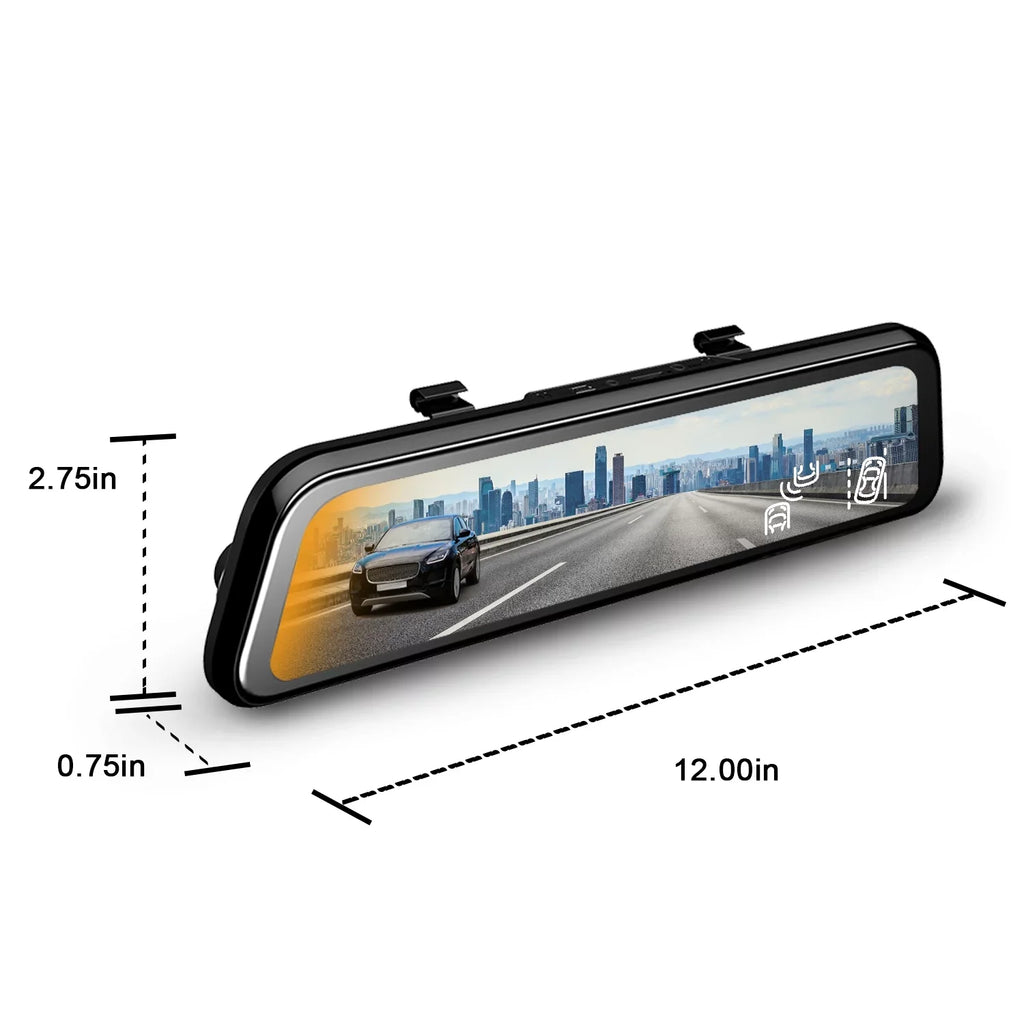 Dash Mirror Cam M2 with BSD ADAS Smart Rexing